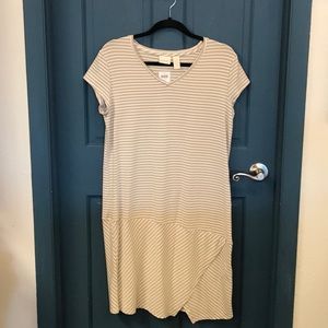 Chicos NWTs Striped Maddison Dress